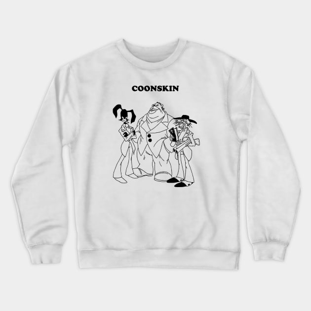 Coonskin Crewneck Sweatshirt by TheCosmicTradingPost